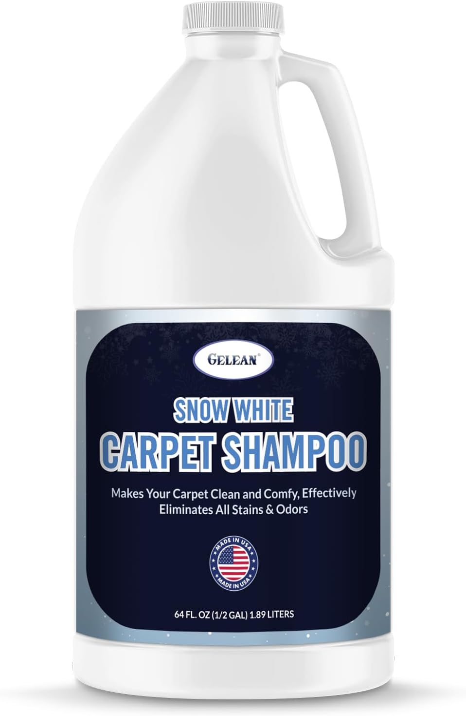 Carpet Cleaner Shampoo - MADE IN USA - 64oz Concentrate Carpet Cleaner & Deodorizer - Pet Stain And Odor Remover - Rug Extracting Shampoo carpets, Upholstery, and Machine Use - Fresh Scent (64 Fl Oz) - Image 1