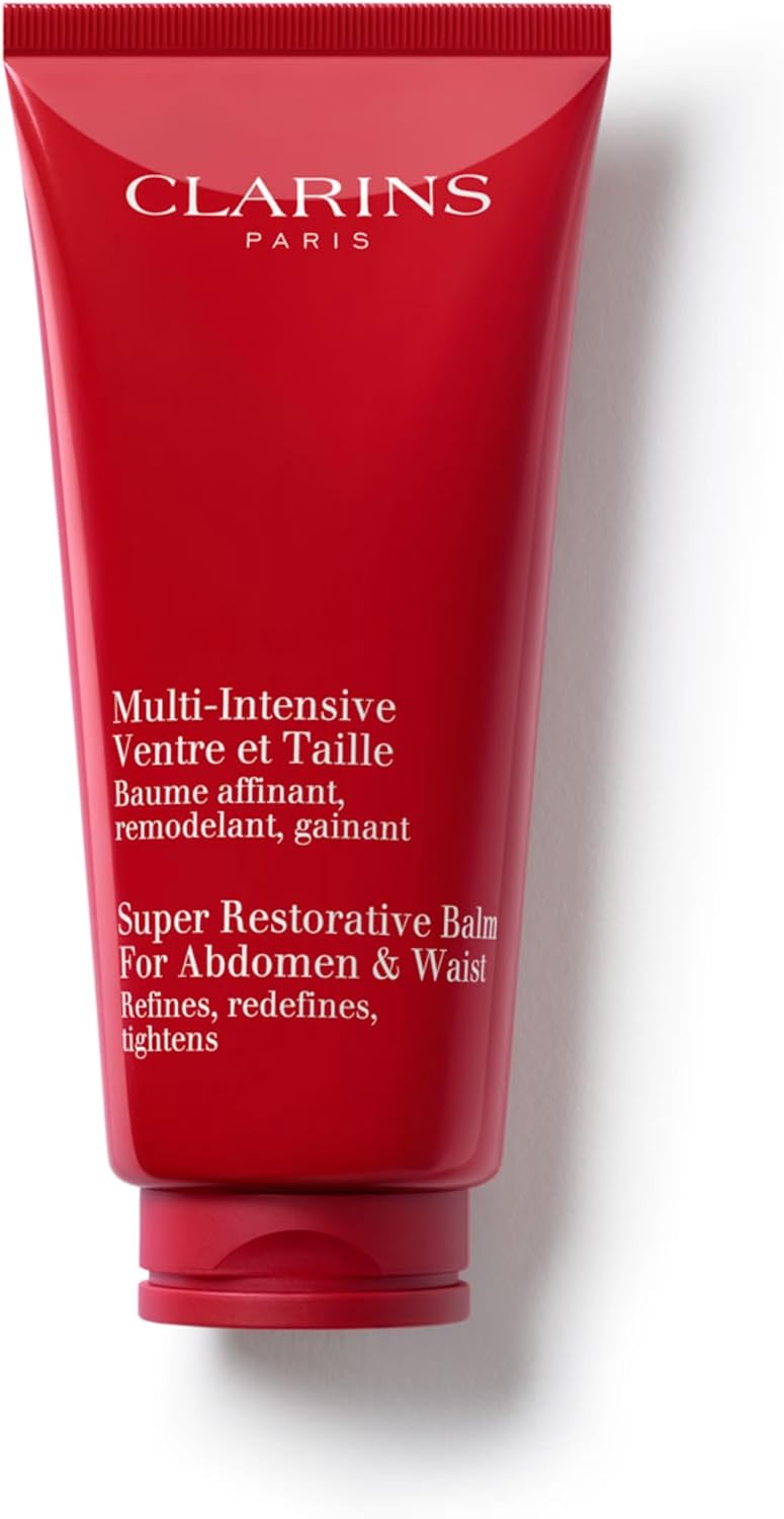 Clarins Super Restorative Abdomen and Waist cream front view bottle packaging