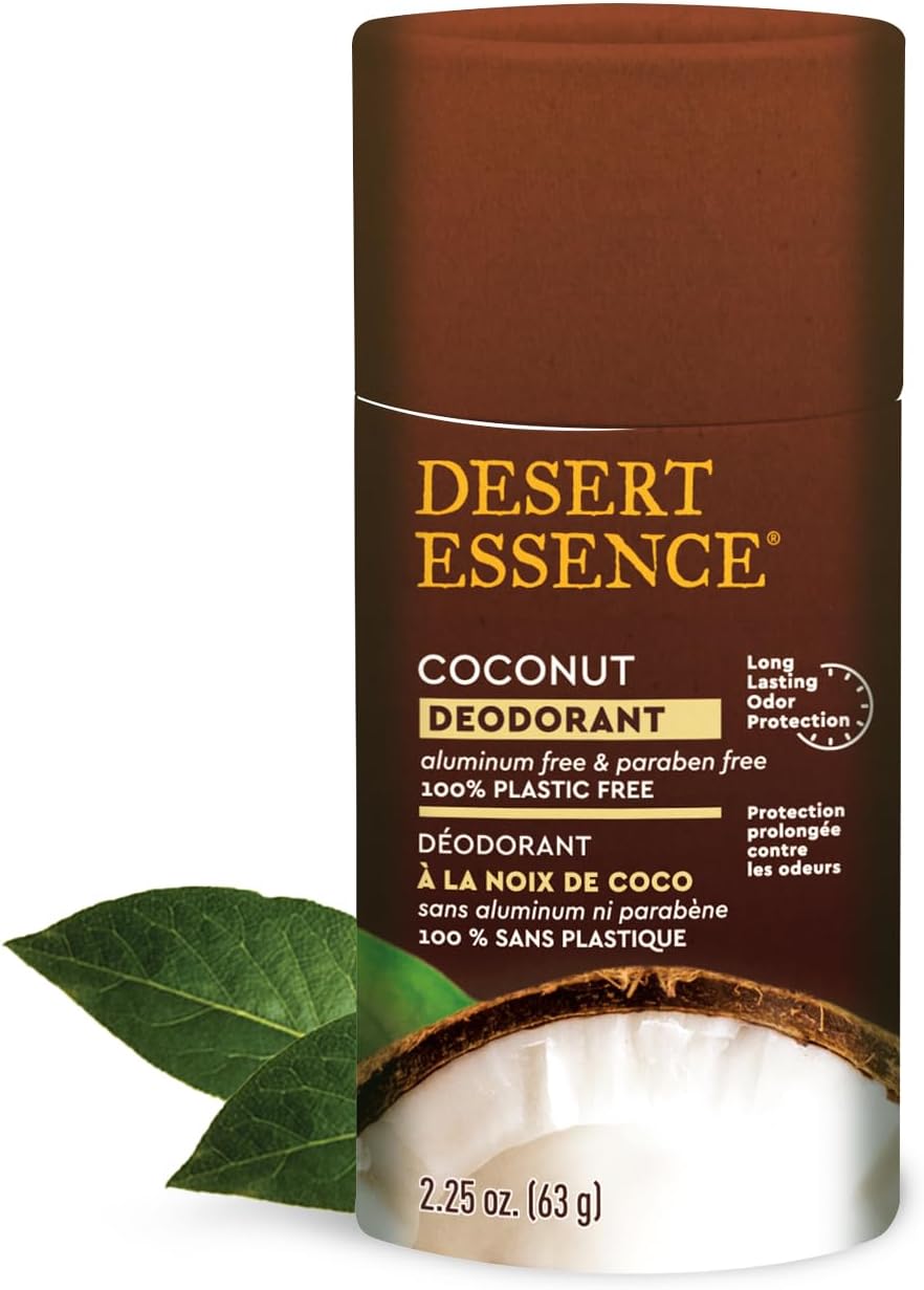 Desert Essence Lavender Tea Tree Deodorant, 2.25 oz | Natural odor protection with botanical oils in a vegan , aluminum -free formula & 100% plastic-free tube - Image 11