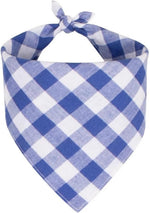Dog Bandanas 1 Pack; Cotton Linen Pink Plaid Bandana for Large Dogs; Soft Breathable Dog Accessories; Valentines Girl Dog Bandana (Pink Gingham, Large) - Image 9