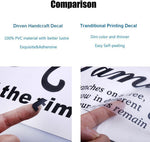 Package sheet view of DNVEN large Christmas decals