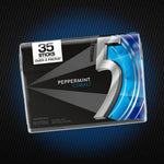 Back packaging of 5 Gum Peppermint Cobalt showing nutritional details