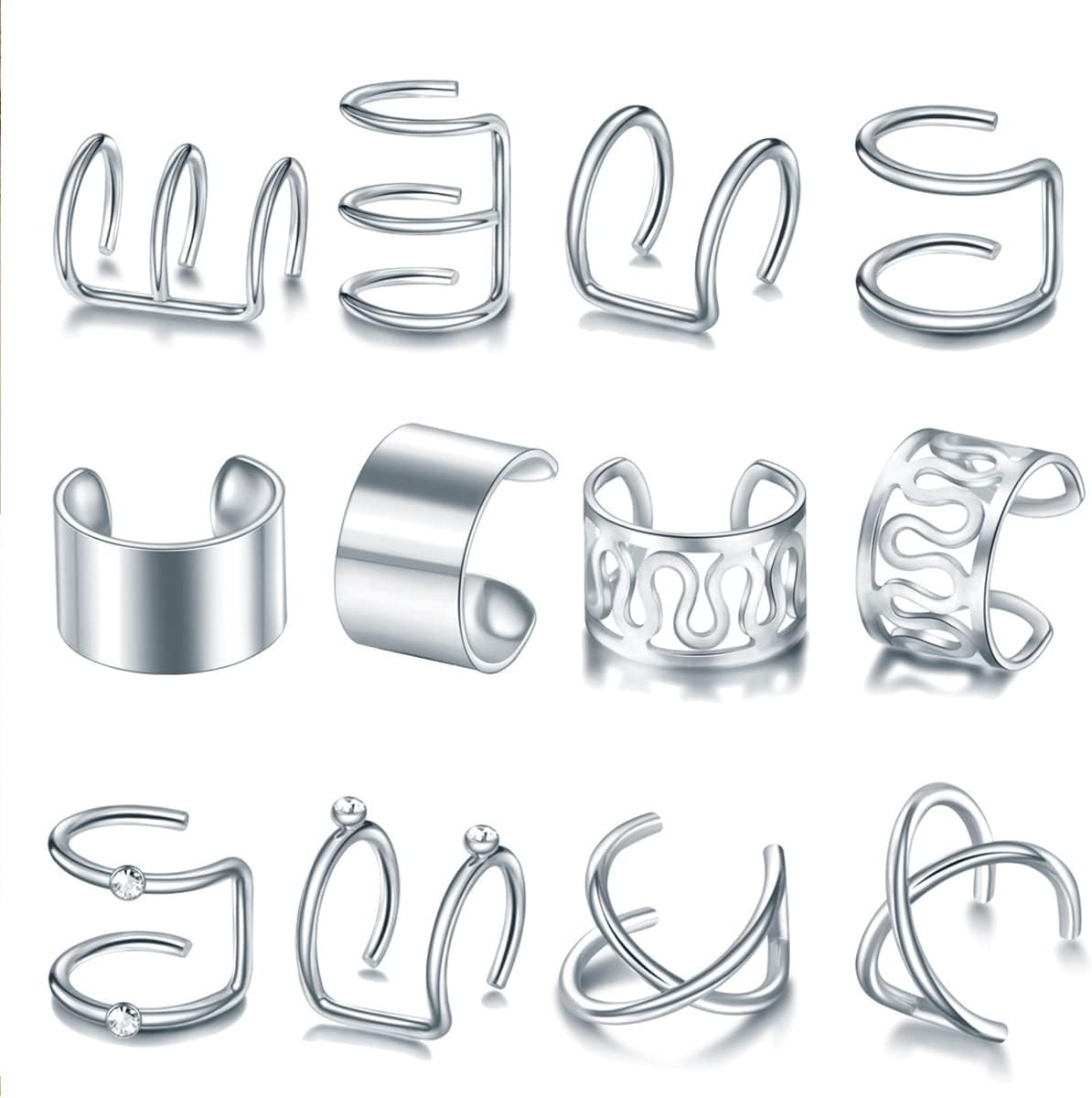 ASVNRES punk inspired spiral hair braid cuffs detail