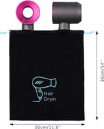 AKLVBL hair dryer bag showing drawstring closure detail