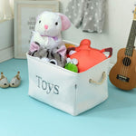 INough Toy Storage Bin displayed with toys organized inside