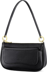 Peacocktion small shoulder bag front view trendy vegan leather crossbody