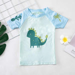 Tunoluker kids bathing suit matching sun hat detail
