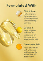 Rael skin brightening mask with glutathione and vitamin C active ingredients