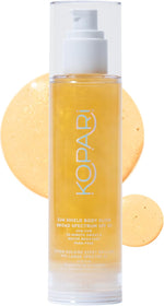 Kopari Sun Shield Body Glow lifestyle beach application view