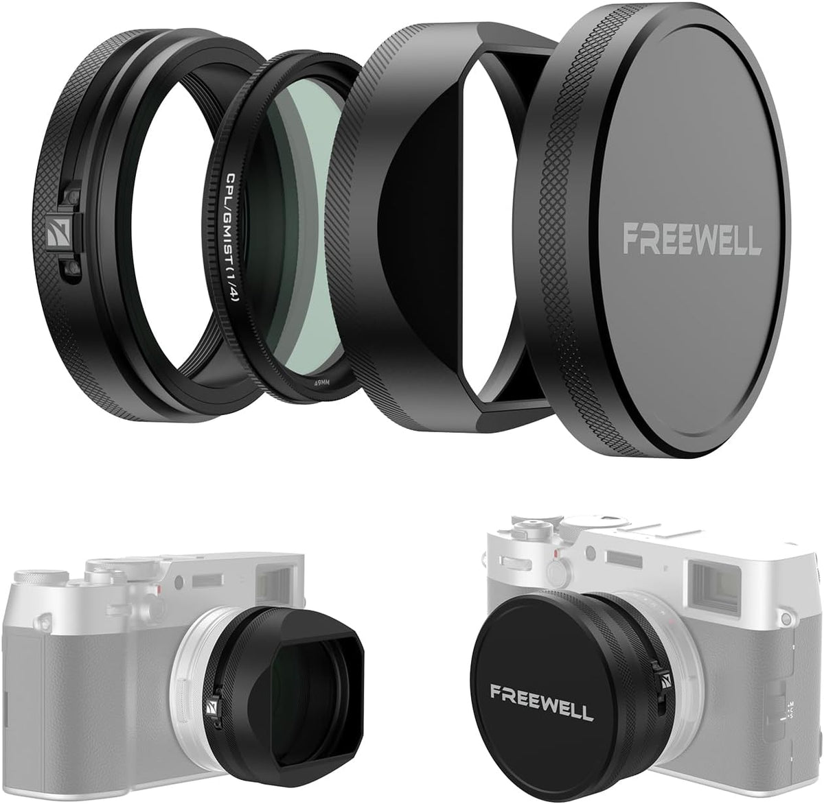 Freewell CPL and Black Diffusion Mist filter kit front view