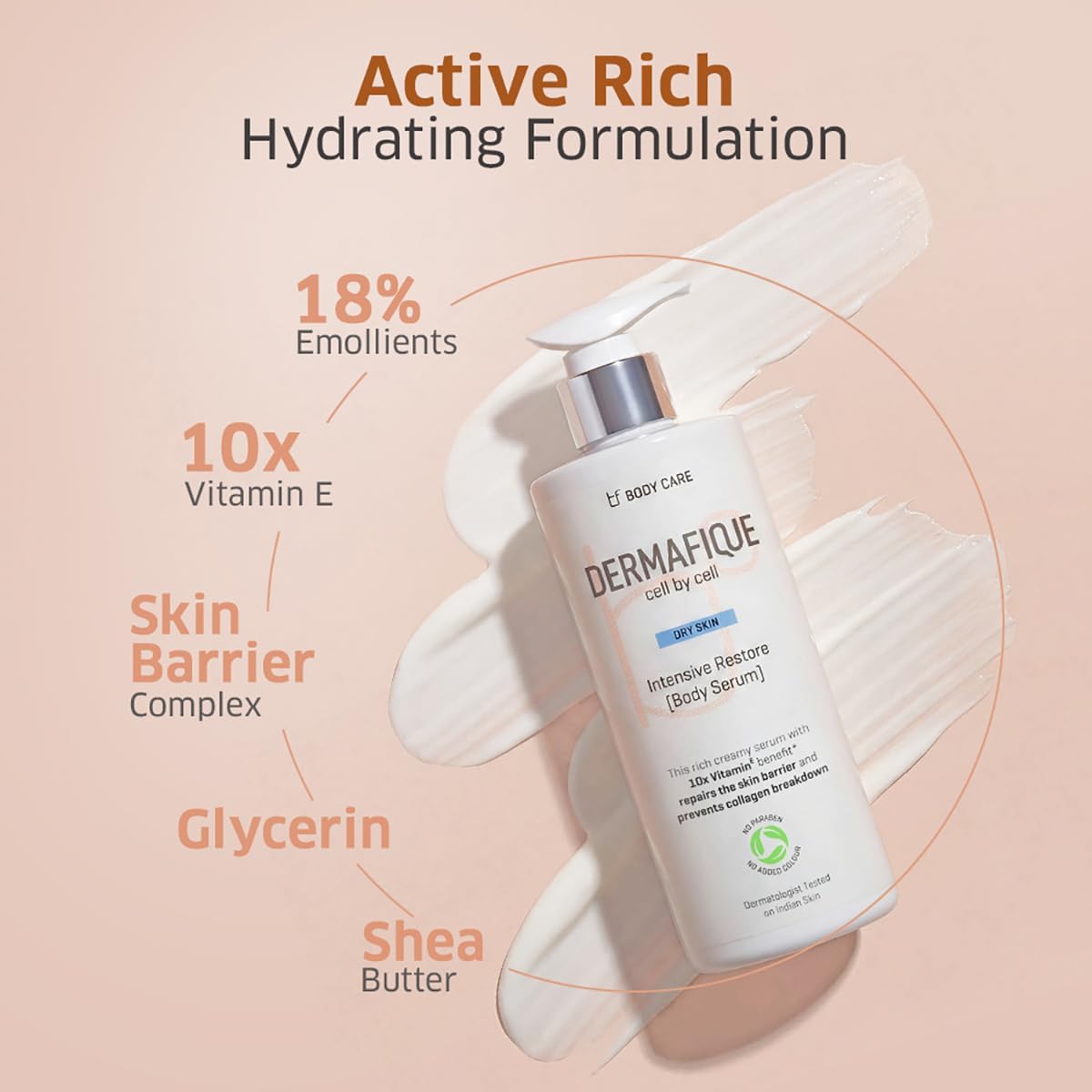 Dermafique skin care product texture and cream consistency