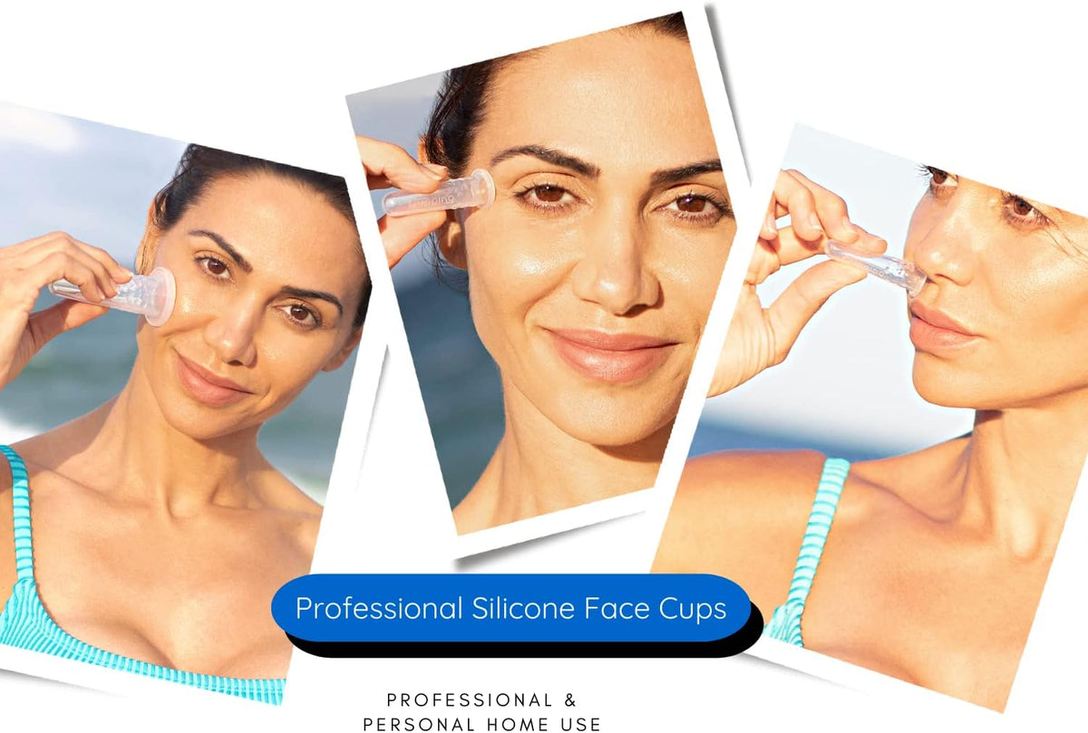 Cupping Warehouse anti-slip grip facial cups close up