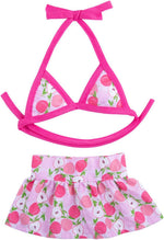HDKUW dog bikini swimsuit front view summer puppy bathing dress