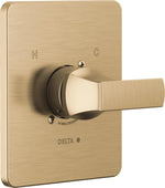 Delta Velum series valve trim installed lifestyle view