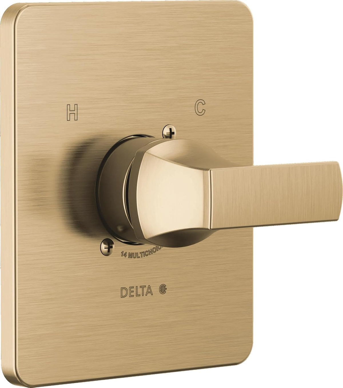 Delta Velum series valve trim installed lifestyle view