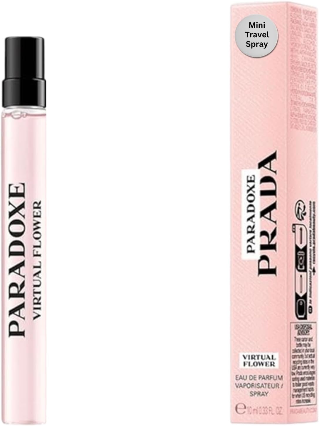 Prada Paradoxe Virtual Flower Perfume for Women Travel Spray Mini EDP 0.33 Fl Oz - Image 1