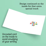 Stuff4 age 3 card close up of premium board texture