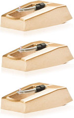 3-Pack - Record Player Needle w/Diamond Tip - Treat Your Ears to Superior Sound Quality - Protect Your Timeless Records - 1000 Hour Life Span Saves You Money - Check Compatibility Before Purchasing - Image 1