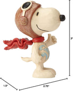 Enesco Jim Shore Snoopy figurine folk art pattern detail