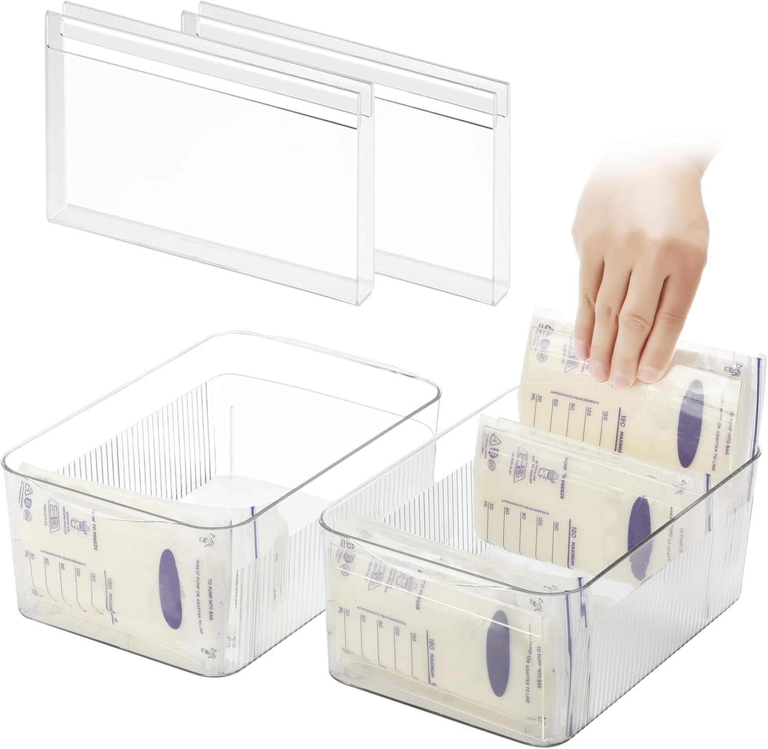 Ugotfeels breastmilk storage container front view