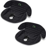 BicycleStore Piddle Pad Car Seat Protector front view in black