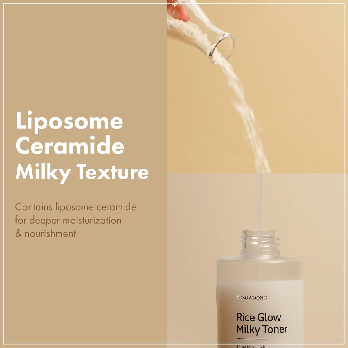 Authentic Tosowoong Rice Glow Milky Toner bottle