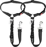 Lukovee Dog Car Seat Belt, 2 Pack Headrest Restraint Seatbelt, Adjustable Pet Safety Leads with Reflective Elastic Bungee for Dog Harness Collar Travel Daily Use (Fluorescent Pink,Headrest) - Image 13