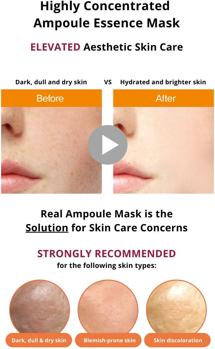 Authentic Jigott Vitamin Korean face mask cotton sheet
