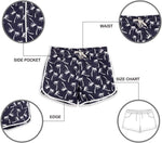 Prefer To Life womens board shorts palm tree print variant