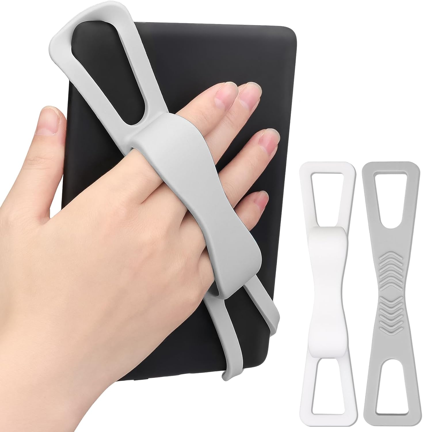 Dexspoeny silicone hand strap for Kindle front view