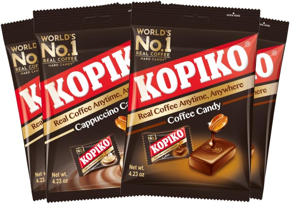 Kopiko Coffee Candy - Bold-Tasty Hard Candy from Indonesia with Real Coffee Extract - A Satisfying Boost for On-the-Go Energy (28.2oz Jar) - Image 12