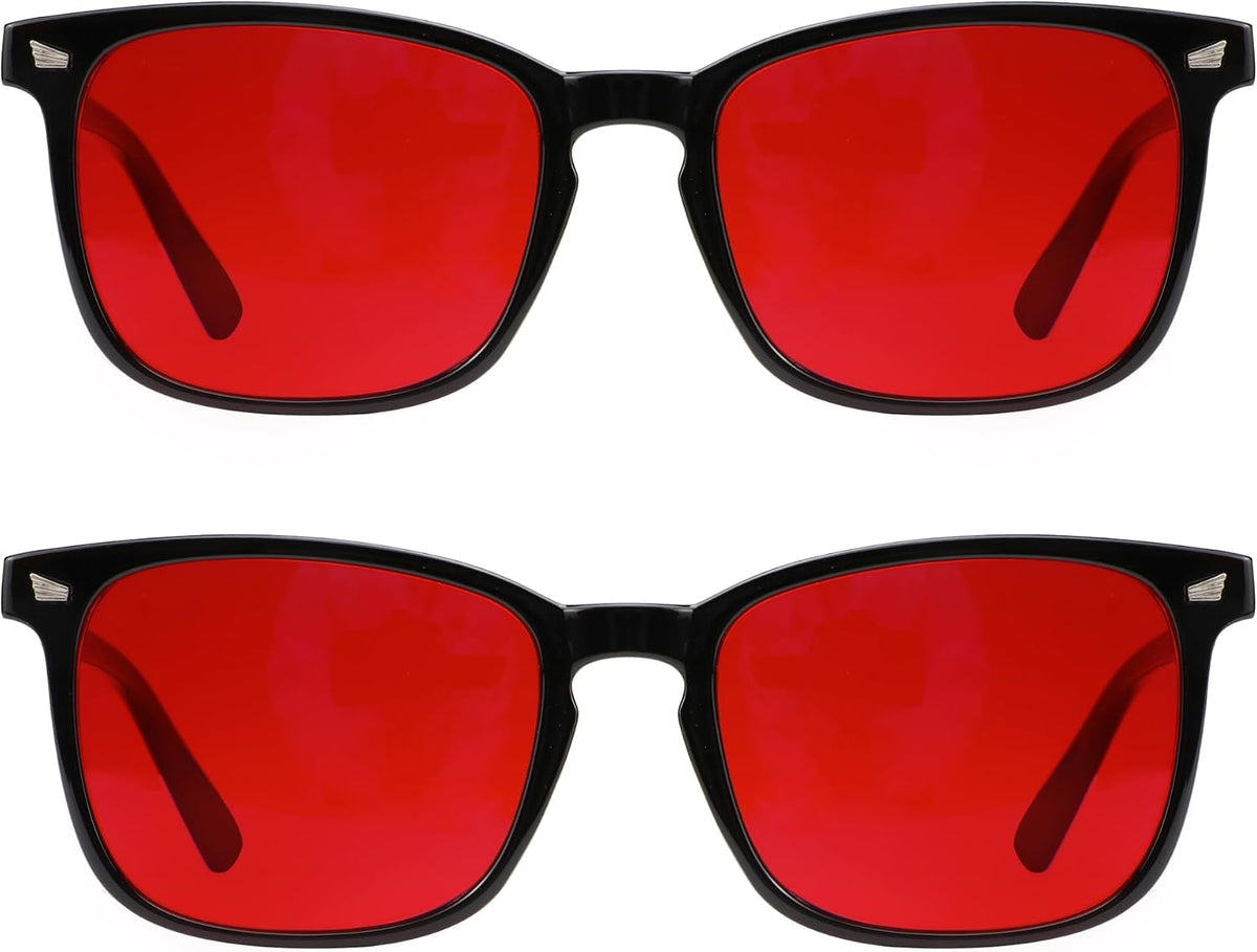 VisionGlobal 1 pair Blue Light Blocking Glasses/ 2 pack Sleep Red Lens or 2 pack Gaming Glasses for Women/Men - Image 13