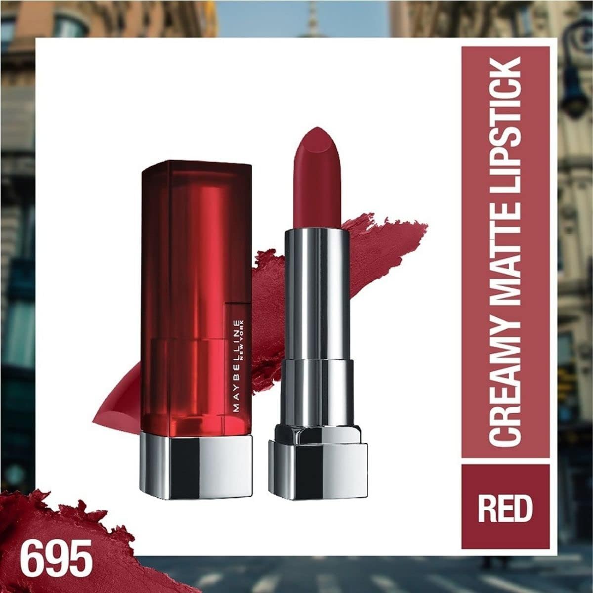 Maybelline Divine Wine matte lipstick packaging detail