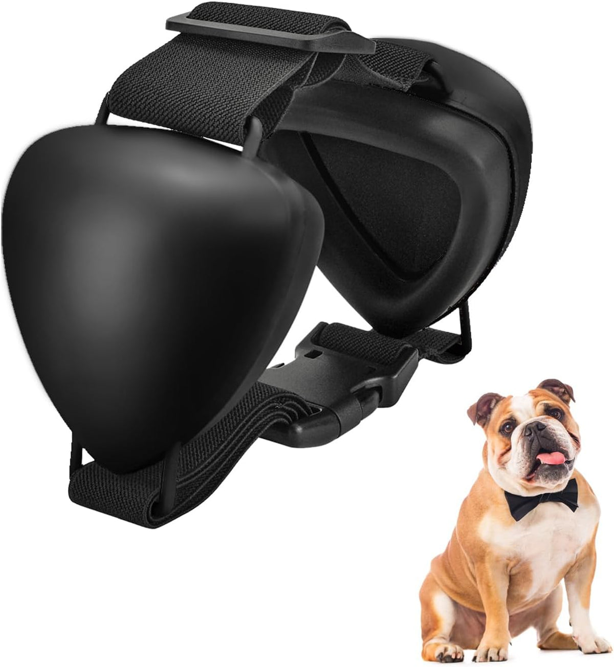 ZOHAN Dog Ear Muffs for Noise Protection, Comfort Dog Noise Cancelling Ear Muffs with Fast Snap Lock for Fireworks, Thunder, Vacuums(Pink,S) - Image 11
