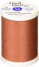 Coats And Clark dual duty xp thread rust front view spool