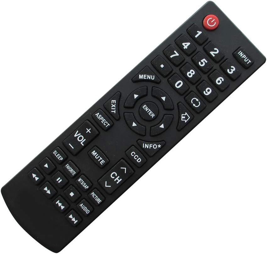 HCDZ replacement remote control front view
