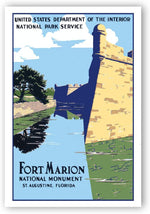 Postcard Fair Florida postcard set packaging and enclosed cards
