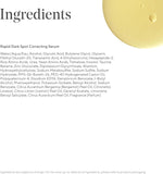 Travel size skincare products for hydration and brightening