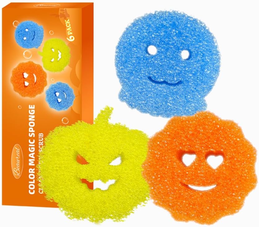 Beaureal scrubber sponge front view packaging