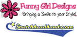 Funny Girl Designs 12 pack headbands flat lay