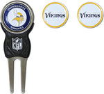 Team Golf divot tool ergonomic grip and prongs detail