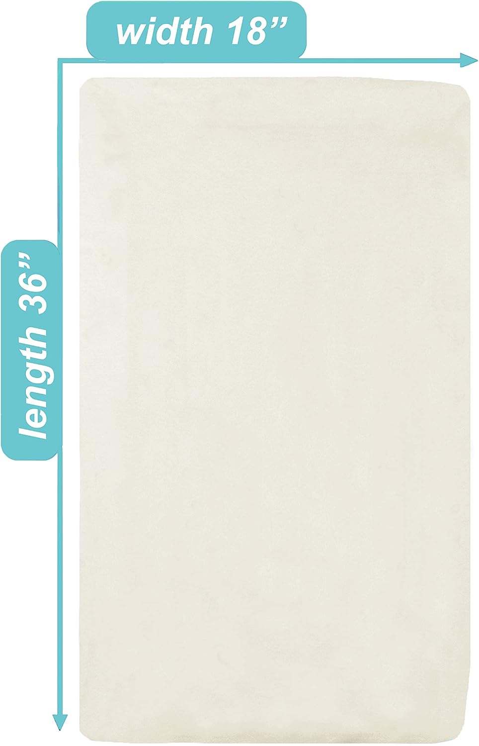 TL Care cotton bassinet sheet texture close up