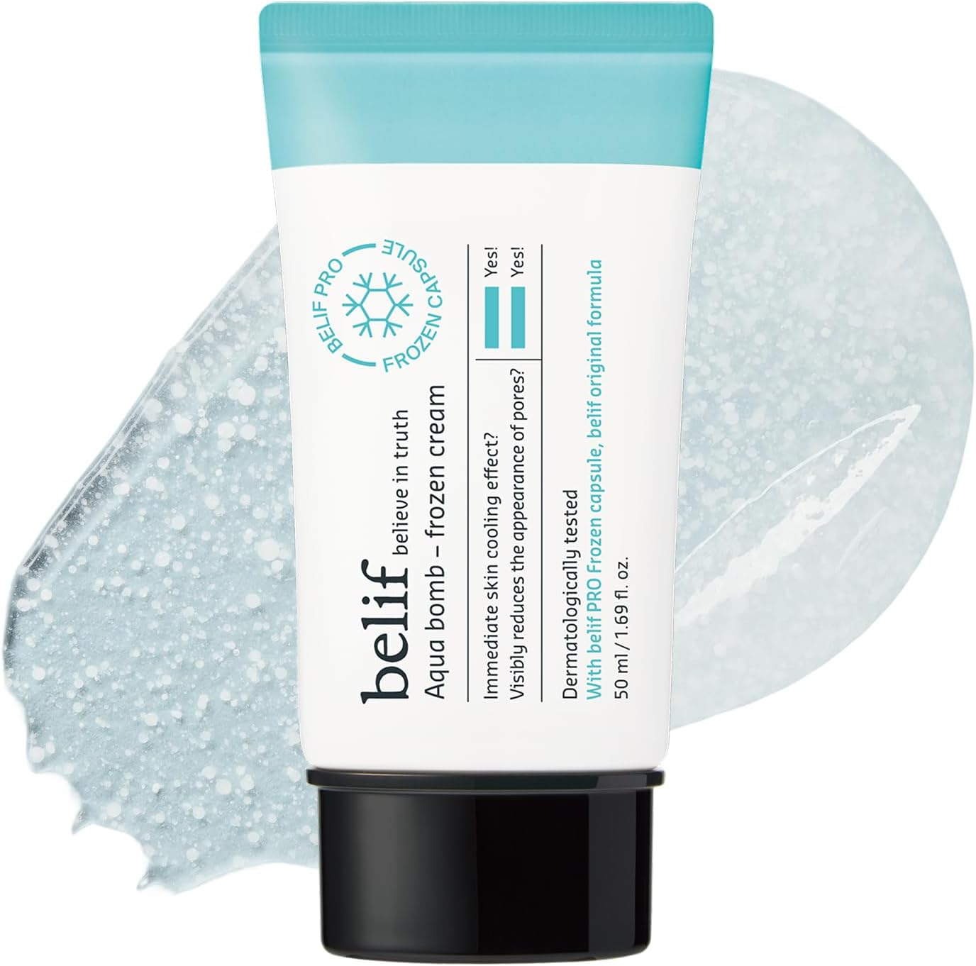 Belif Aqua Bomb Frozen Gel Cream front view packaging