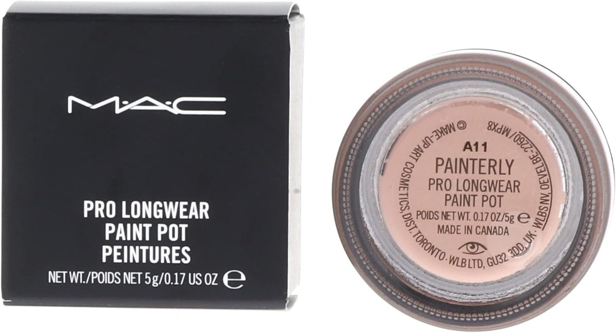MAC Pro Longwear Paint Pot swatch on skin showing matte finish