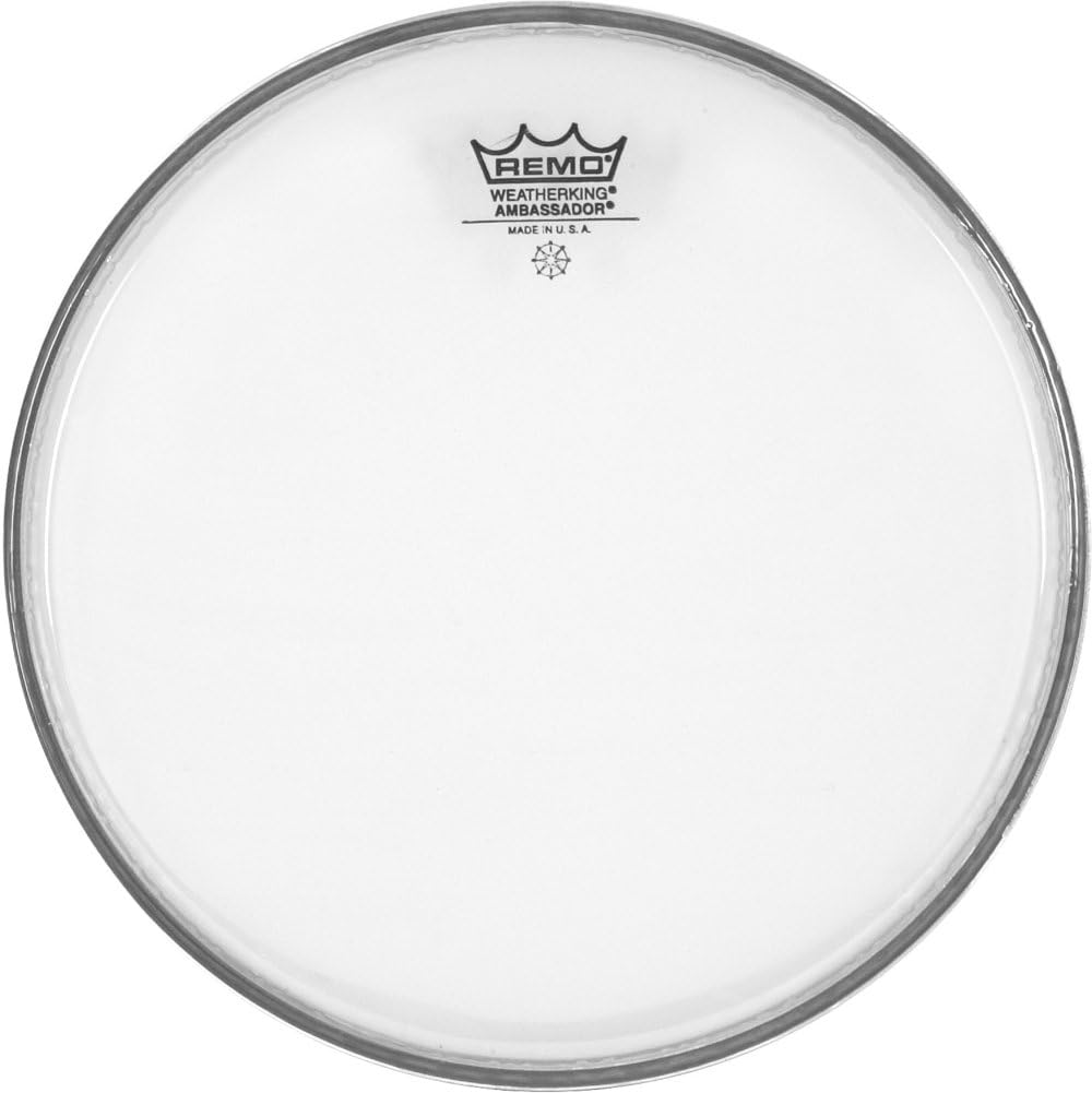 Remo 10 inch clear tom drumhead close up