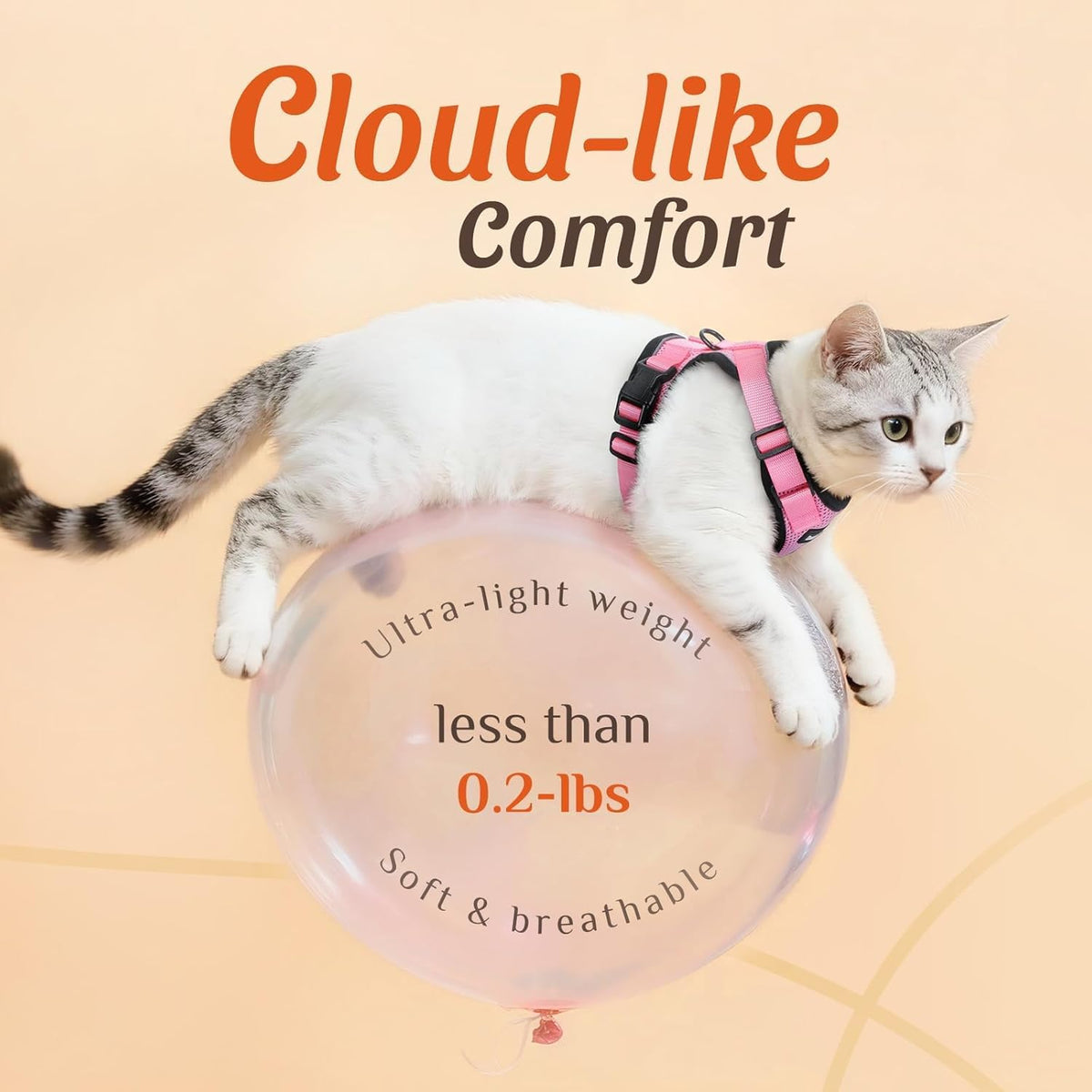 Dooradar soft cushioned pet vest for kittens packaging presentation