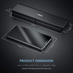 Geyes foldable keyboard with built-in smartphone stand active setup