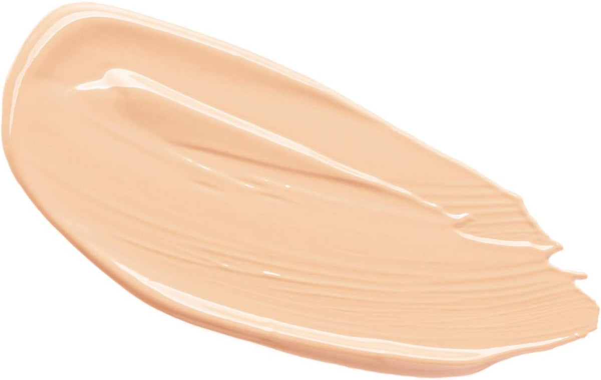 Swatch details of authentic Milani Screen Queen Liquid Foundation for light skin tones.