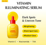 Vitamin Illuminating Serum red bottle close up