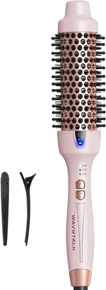 Wavytalk Thermal Brush Blowout Express 1.5" Ionic Heat Round Brush | Creates Smooth Shiny Blowout Look, Salon Blowouts, 3 Temp Settings Dual Voltage, Easy to Use Reduces Frizz, Green - Image 10